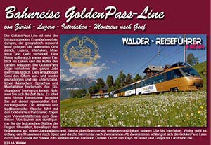 Reiseführer -Bahnreiseführer 'GoldenPass-Line'